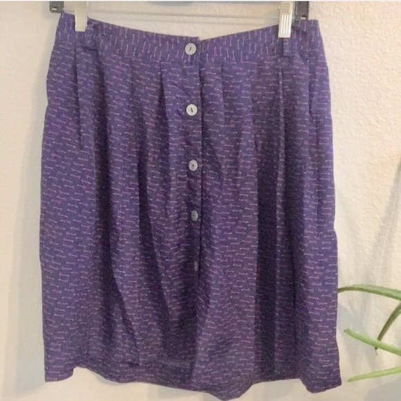 Xhilaration Dresses & Skirts - Purple Silky Xhilaration Women’s Pocket Skirt Keys